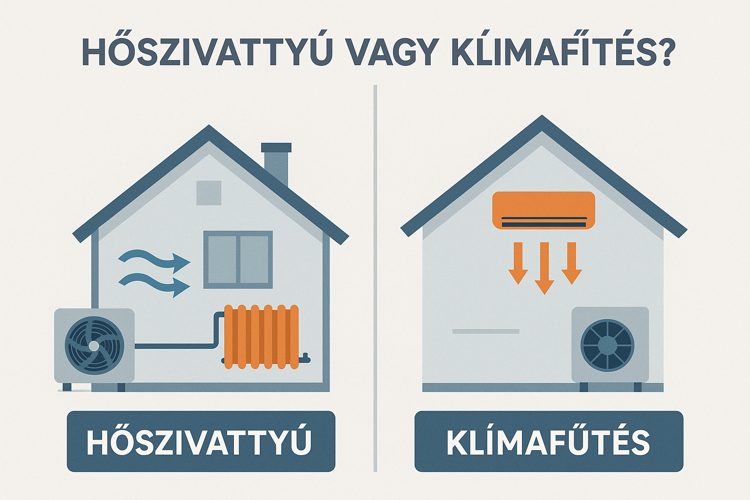 Hőszivattyú vagy klímafűtés? – Összehasonlítás valódi számokkal