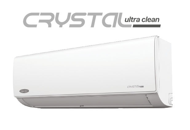 Carrier Crystal Ultra Clean+ Oldalfali Mono Split Klíma